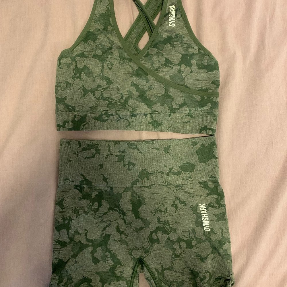 Gymshark Camo Seamless Set